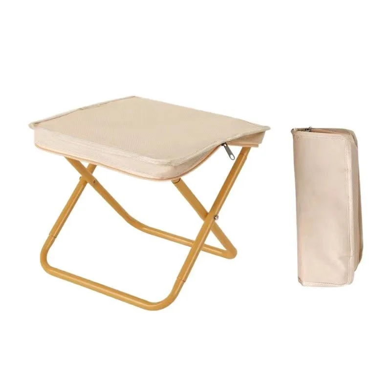 Portable Multifunctional Outdoor Picnic Camping Folding Chair, Ultra Light Fishing Stool, Travel Stool, Fishing Accessories