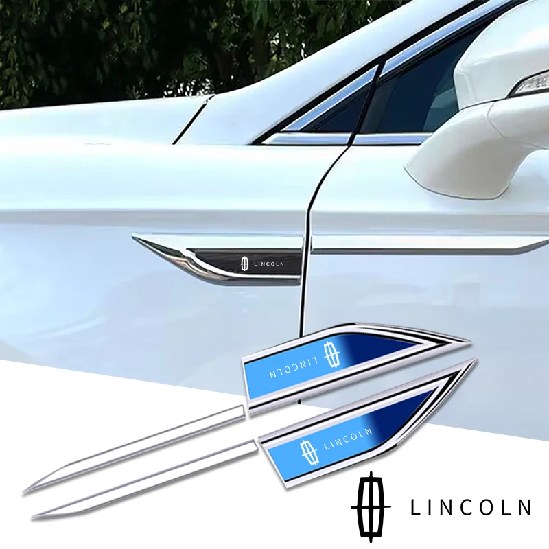 

2pcs car accessory Side Doors Blade car stickers for lincoln navigator MKX CONTINENTAI mkz mkc mkt mks NAUTILUS Aviator ZEPHYR