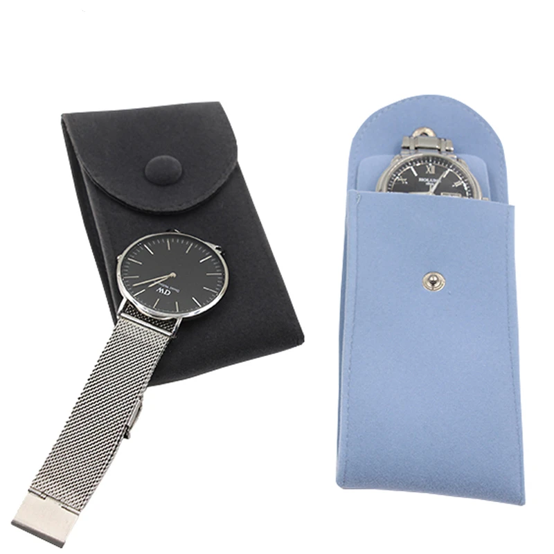 New Watch Case Storage Box Luxury Green Watch Protect Holder Men's Boxes Case For Single Jewelry Gift Bag