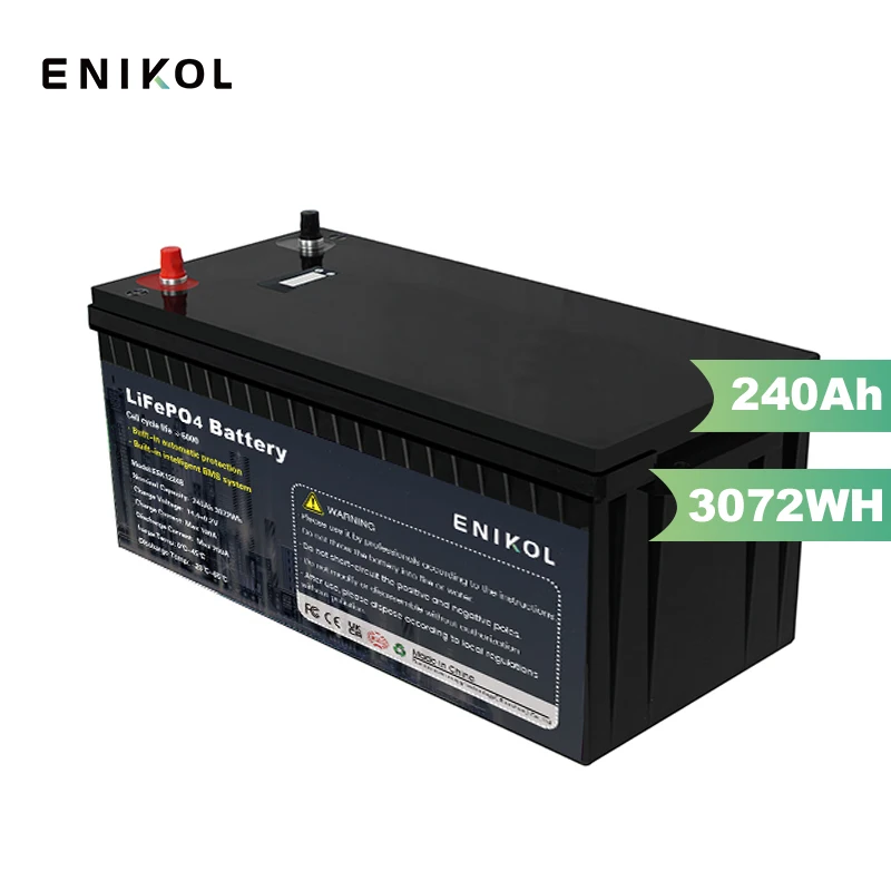 

Golf Cart Solar Batteries 200ah 3kw Rv Car Truck Lifepo4 Battery Lithium 12v 240ah 12v Lithium Pack