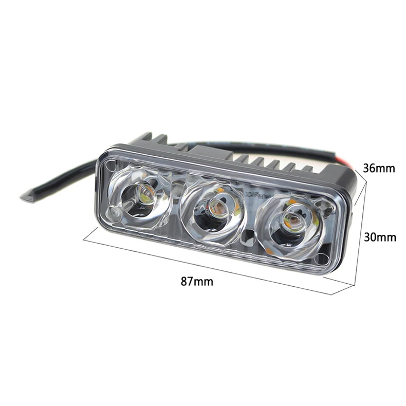  ȭƮ  ڵ DRL ְ , Ȱ , ڵ ְ , ڵ ׼, 12V, 6000K, 6LED, 2 