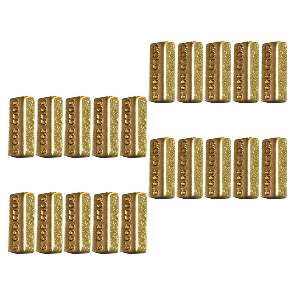

Mini Gold Bar Model Fake Gold Bricks Miniature Gold Bars Mini Simulation Brick Model House Miniature Scene Accessories