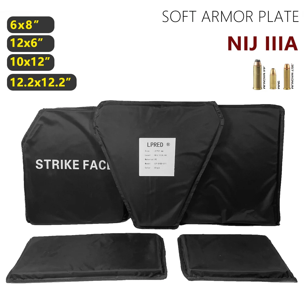 Nij Iiia 3a Soft Bulletproof Plates Ballistic Vest Bulletproof Backpack Ballistic Board Big