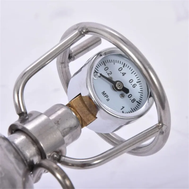 300ml Thicken Hand Popcorn Machine Open Firing Popcorn Puffing Machine Stainless Steel Mini Popper Manual Maker
