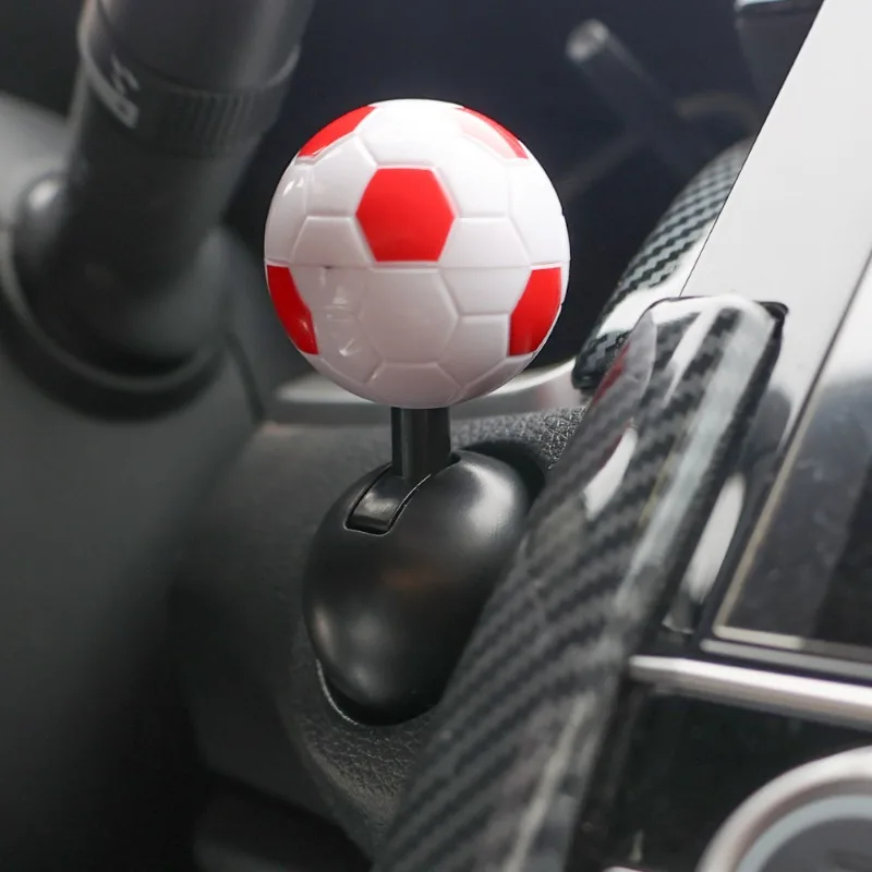 Universal Car Start Button with One Football Joystick Club Style One-touch Start Button Rocker Sticker Modification Tools