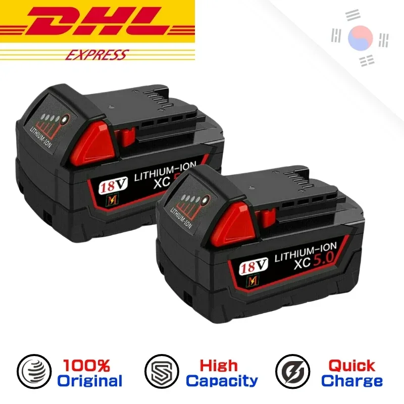 

Original 18V For Milwaukee battery 6.0Ah/9.0Ah M18 48-11-1815 48-11-1850 2604-22 2604-20 2708-22 2607-22 power Tools Battery