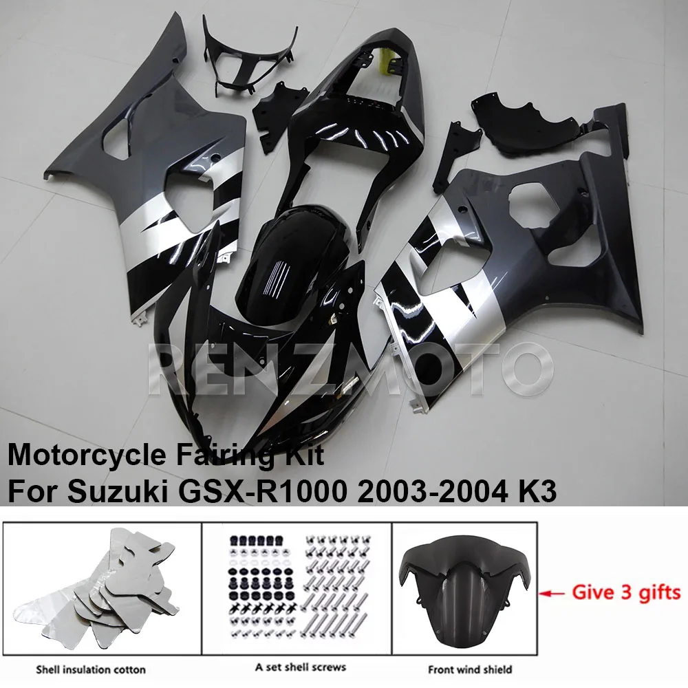 

Обтекатель R/Z S3GA23 GSXR1000 для SUZUKI GSXR 1000 K3 K4 2003-2004, комплект кузова мотоцикла, декоративный пластиковый защитный корпус