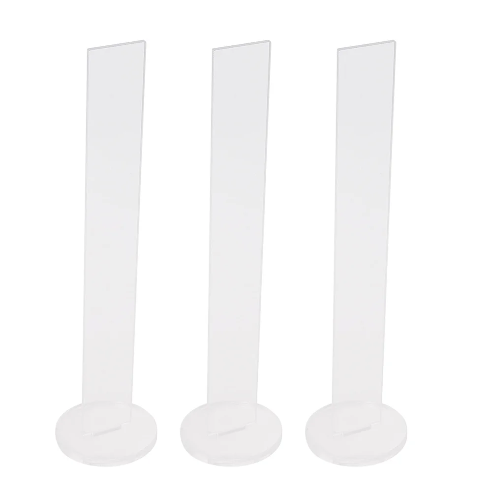 3 Pcs Acrylic Tape Holder Clear Shelving Brackets Packaging Shelves Adhesive Organizers