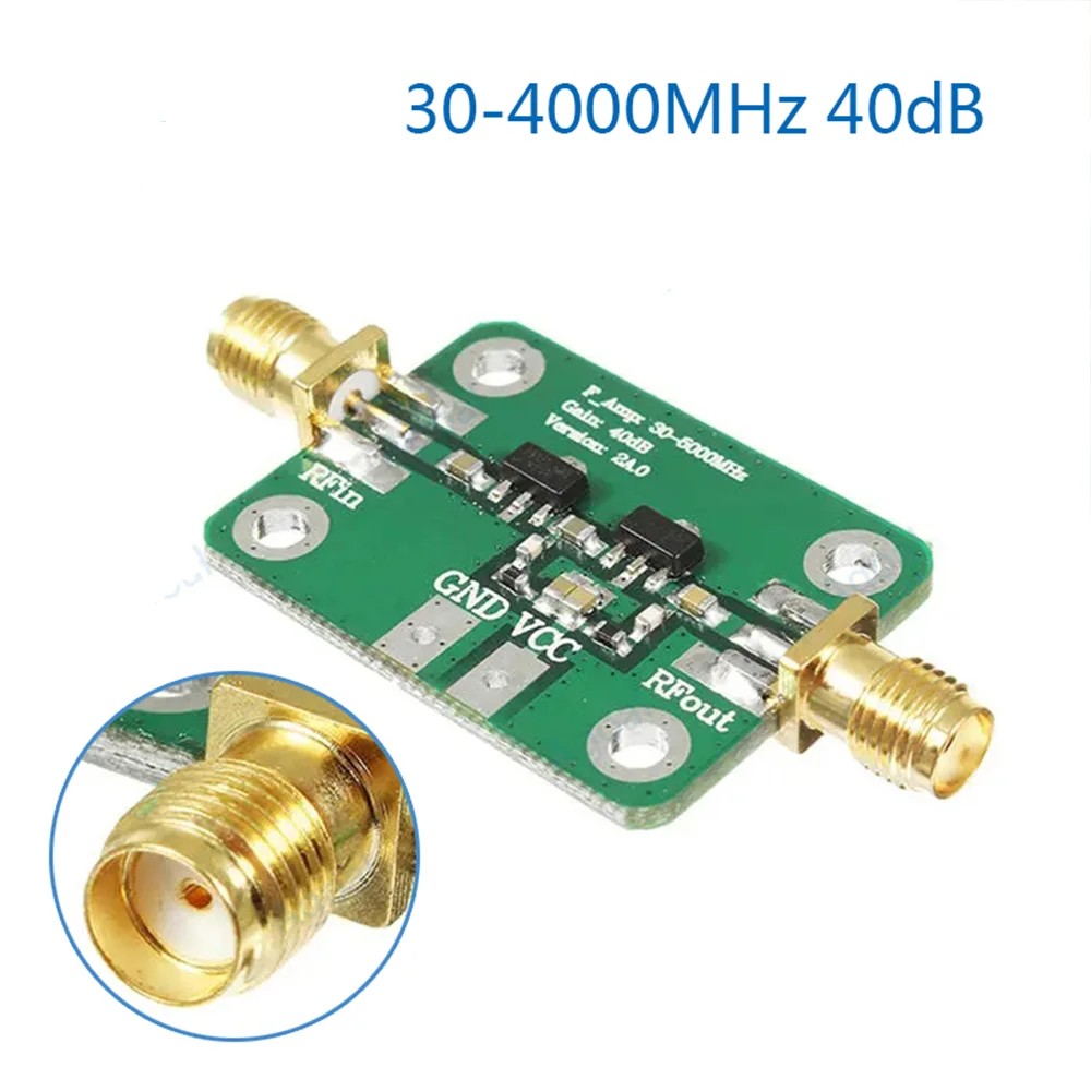 

30-4000MHz 40dB Gain Broadband High Frequency RF Amplifier Module For FM HF VHF/UHF