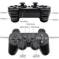 Wireless Controller For PS2/PS1 Gamepad Dual Vibration Shock For Sony Playstation 2 Joypad Joystick Controle USB PC Game Console 6