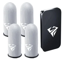Gamer Finger Sleeves - Sweatproof Touchscreen Covers for Enhanced Mobile Gaming (2 Pairs With Case)