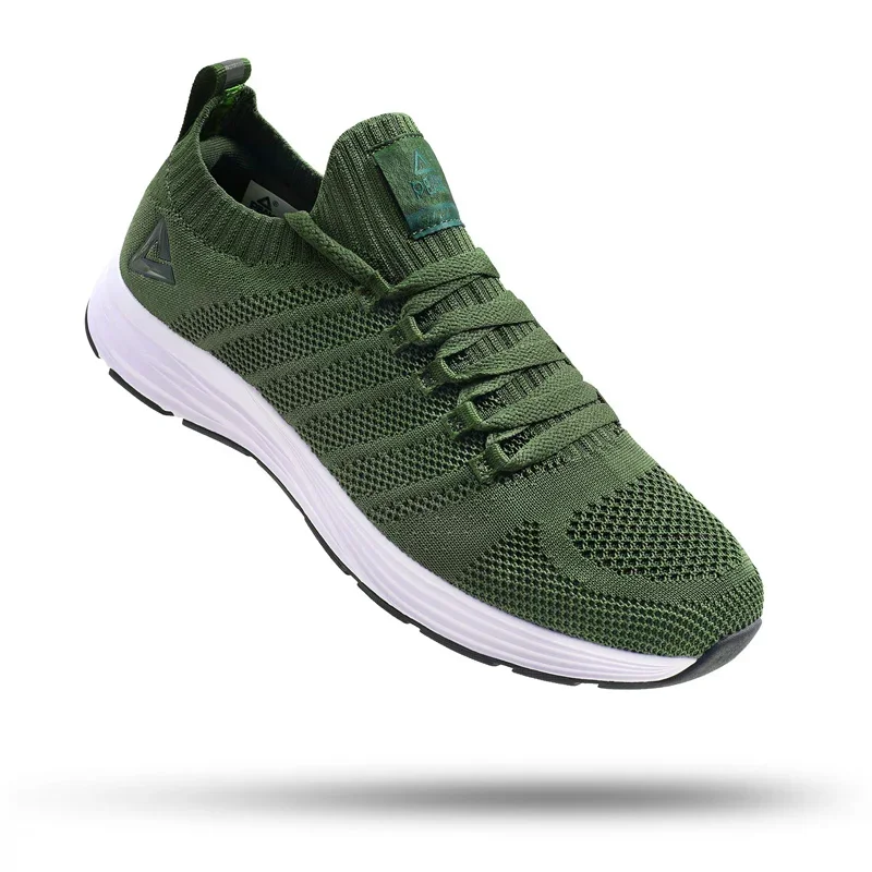 PEAK Men Sneakers Running Shoes Breathable Mesh Upper Non-slip Outsole Lightweight Jogging Yoga Training Footwear Couple Shoes running shoes men sneakers