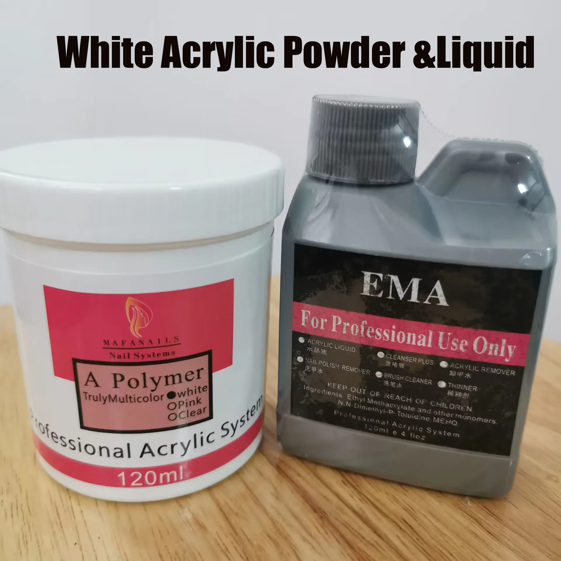 2Pcs/kit 120ml Acrylic Liquid + 120ml Acrylic Powder Set Pofession Extension Nail Powder DIY Monomer Manicure Tools 2# nail powder,manicure tools,nail acrylic liquid,acrylic nail powder,nail kit,nail tools