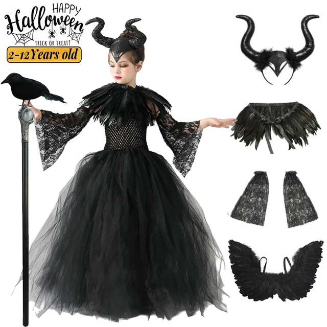 Halloween Maleficent Costume for Girls Halloween Maleficent Costume for Girls