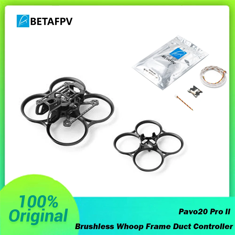 Lot de 2 Drones FPV Micro avec LED Strip et Whoop Duct