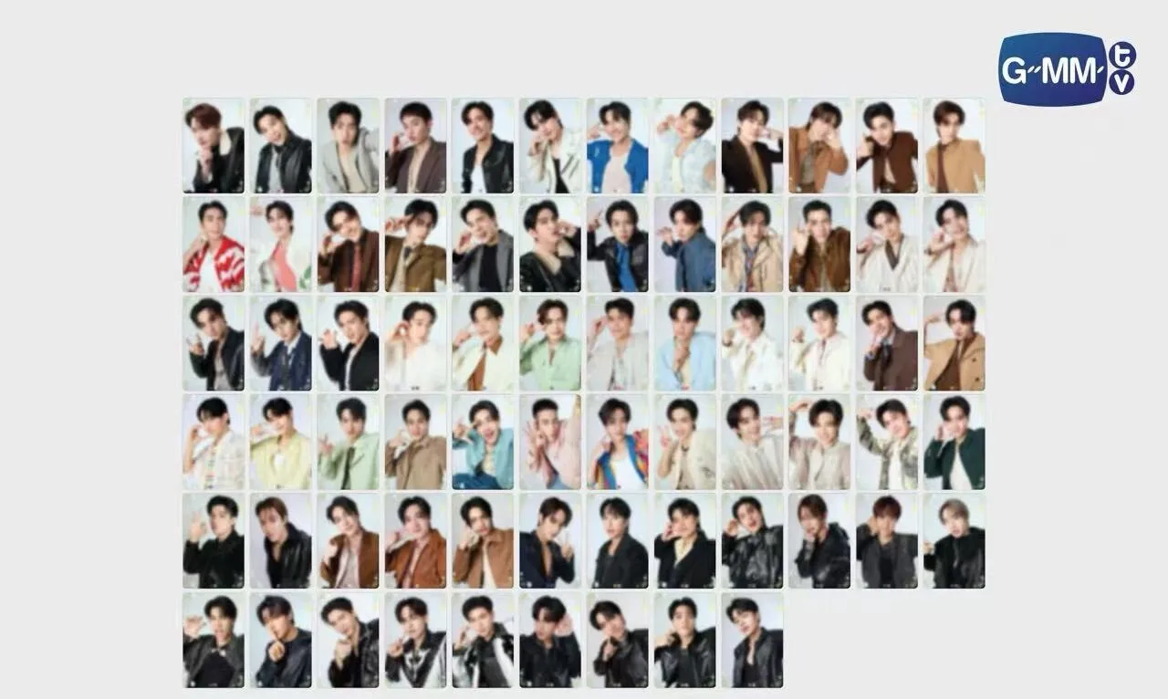 2026 공식 Gmmtv 폰드푸윈 중덩크 뷰프렘 지미 시 주니어 마크 페르트산타 보이즈 일본 수집용 랜덤 카드