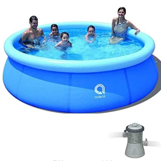 

factory price durable metal frame rectangular above ground swimming pool for family
