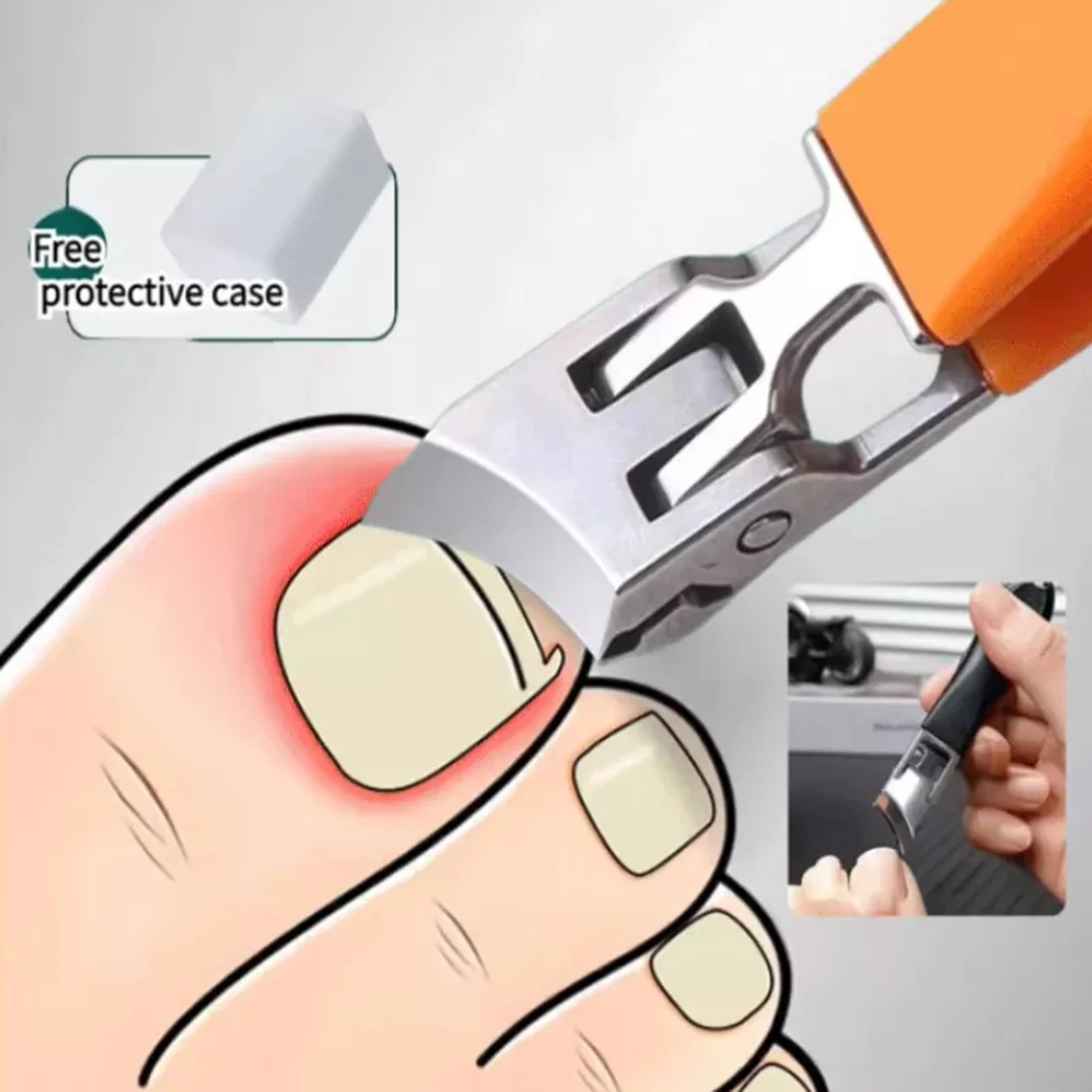 Wide Jaw Opening Nail Clipper Large Angled Head Toenail Clippers n Children Women Use