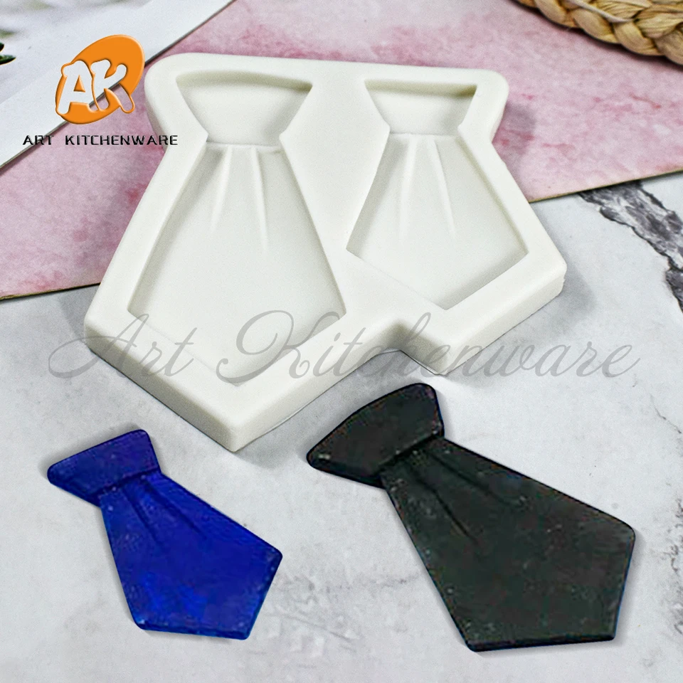 Sijiangmold Silikonform Set - Schnurrbart, Fliege & Hut Für Kuchen Dekoration