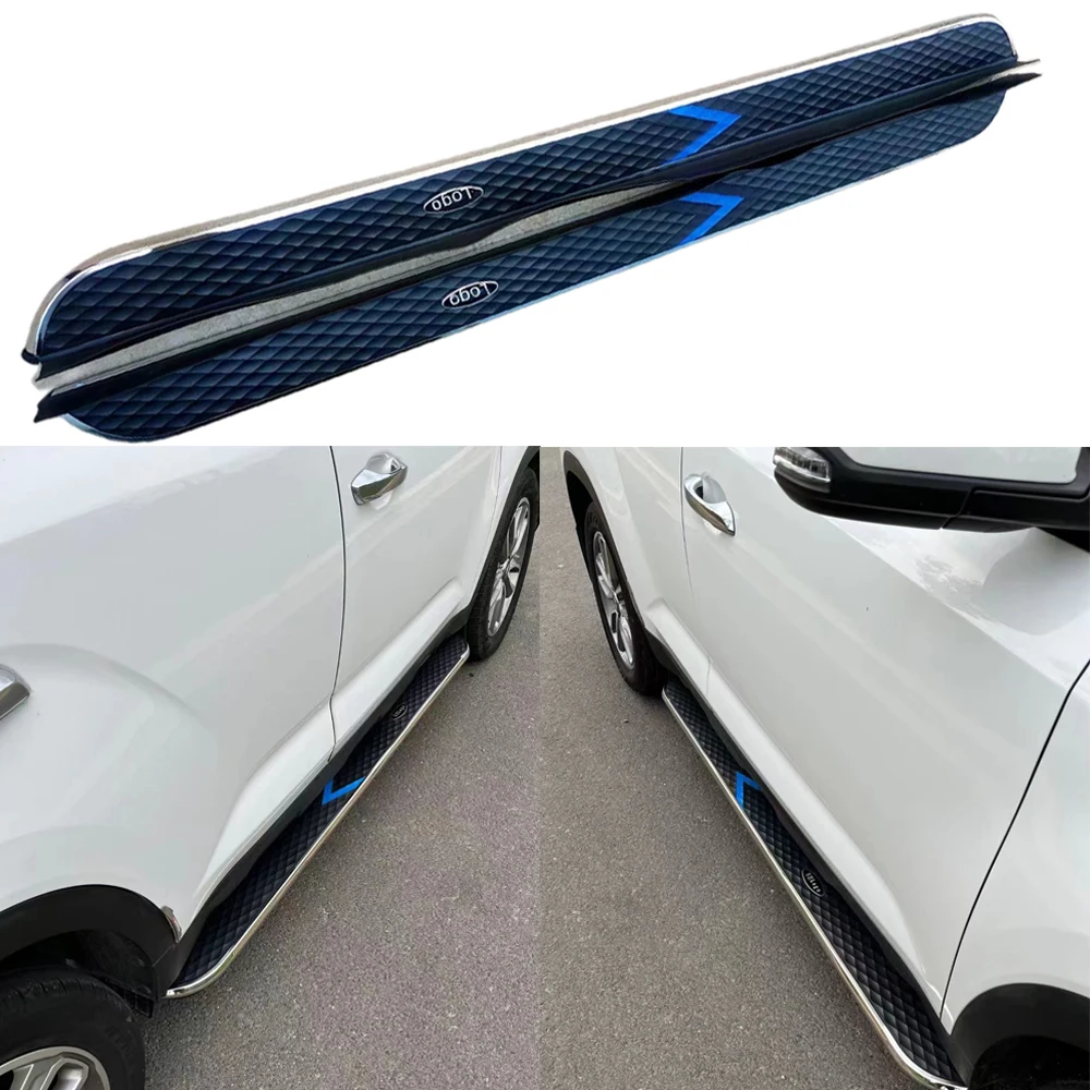 

2Pcs Running Boards Side Steps Pedals Nerf Bar Fits for Hyundai Tucson 2015-2022