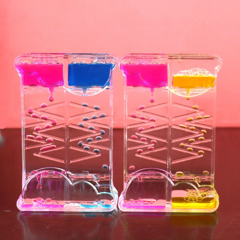 

New 2023 Home Decoration Cloud Oil Drop Hourglass Water Drop Timer Decompression Special Toy Gift