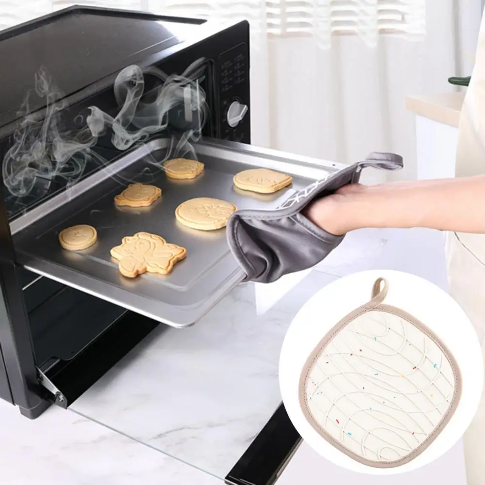 Silicone Grip Heat Pad Silicone Insulation Pad Pot Holders Set Non slip Heat Resistant Potholders