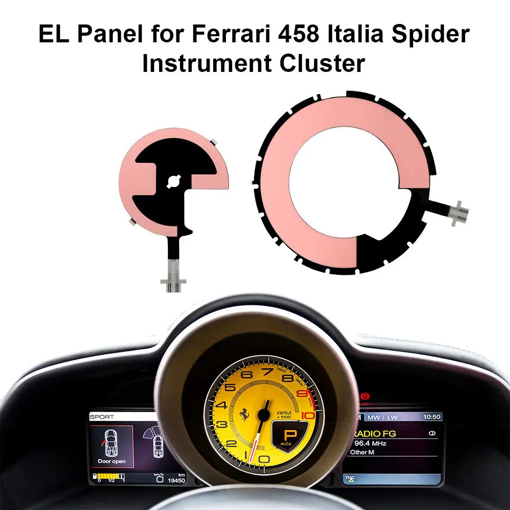 Un Set Di Tachimetro El Panel Per Ferrari 458 Italia Spider Gauge Cluster