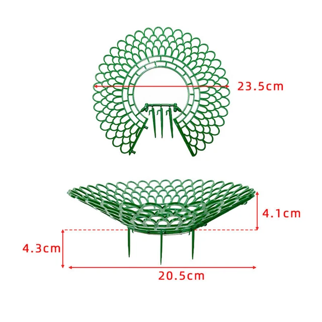 5PCS Strawberry Supports 3 Sturdy Support Feet Keeping Plant Fruit Stand Vegetable Growing Rack Garden Tool 2