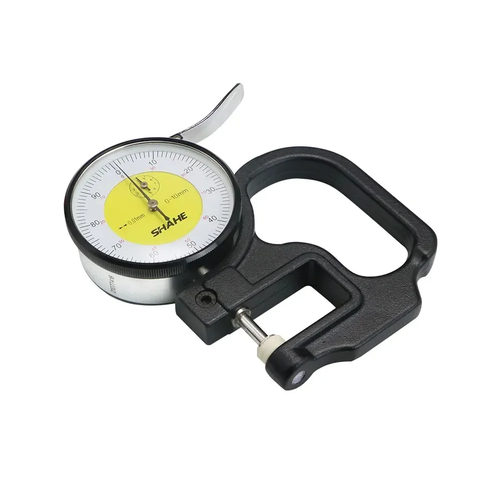 Thickness Gauge Shahe Metric Thickness Gauge 0-10 mm 0.01 mm Dial Indicator Thickness Gauge