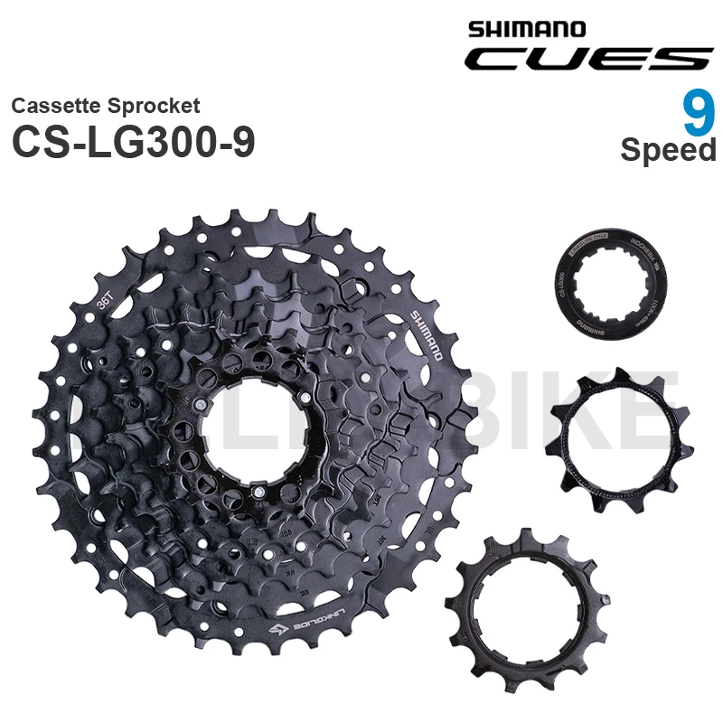 シマノ CUES U4000 カセットスプロケット CS-LG300-9 LINKGLIDE