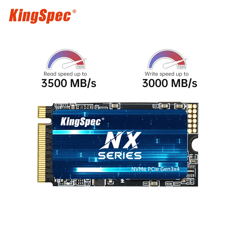  KingSpec M.2 NVMe PCIe 3.0 X4 SSD 256gb 1TB 128GB 512GB SSD M.2 2242 PCIe Hard Drive Disk Internal Solid State Drive for Laptop 