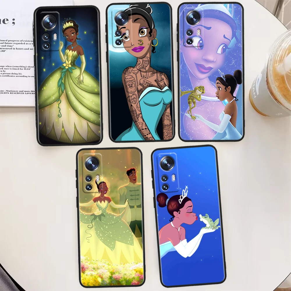Disney Tiana Princess Per Xiaomi Mi 13 Ultra 12T 12S 12X 11I 11X 11T Play Hypercharge Lite Pro Custodia Per Telefono Nera