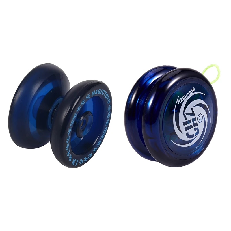 MAGICYOYO K1 Spin ABS Yoyo New PVC Yoyo Toys With Hubstacks Blue