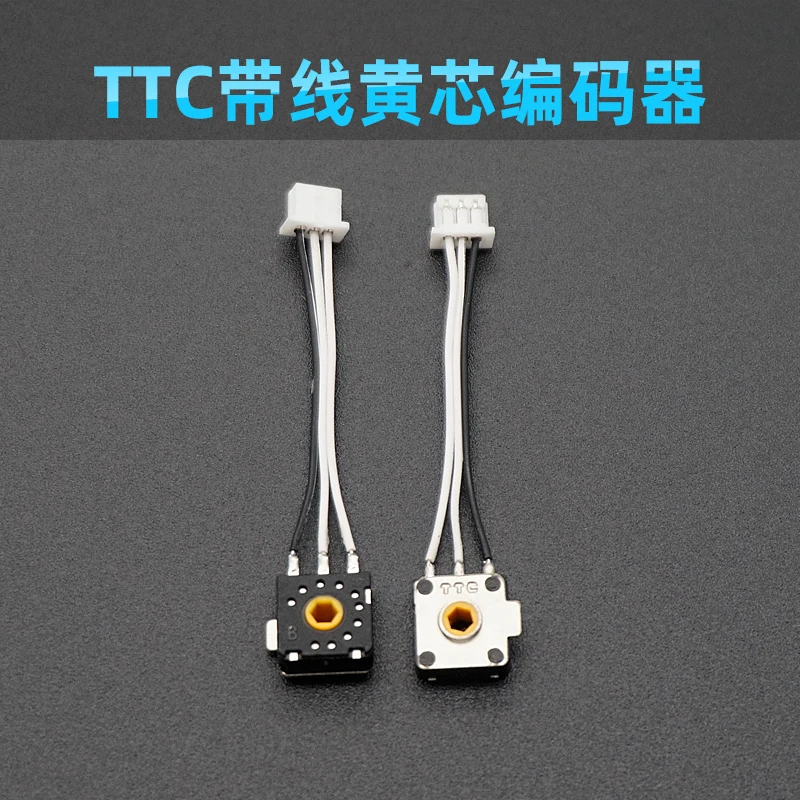 Ttc Núcleo Amarelo Decodificador Encoder para Razer Mamba Tournament Edition Mamba Elite Viper sem Fio Wired Rog Mouse Wheel Encoder Pcs