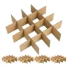 5 Pack Carton Partitions Boxes of Glass Glasses Dish Packing Divider Paper Apartment Moving Kit 2