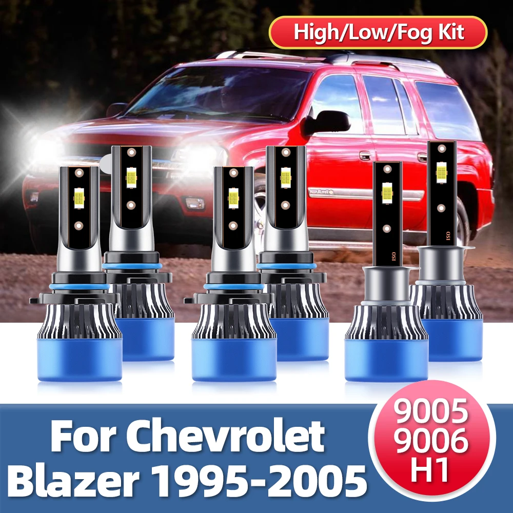 

LED Car Headlights Bulb Auto Fog Lamp Bright 15000LM For Chevrolet Blazer 1995 1996 1997 1998 1999 2000 2001 2002 2003 2004 2005