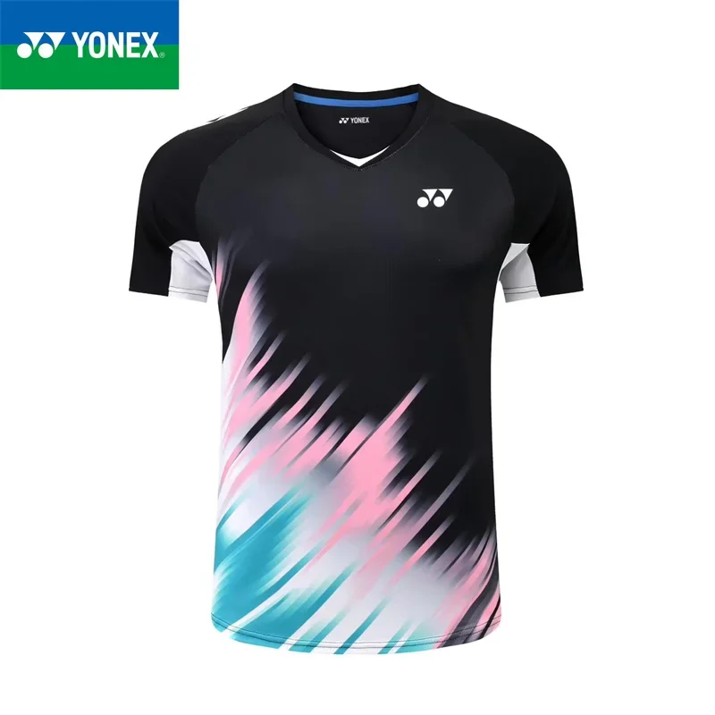 Badminton Shirt YONEX Badminton Sports Set Men's and Women's Short Sleeved Quick Drying Breathable Competition Suit Training T-shirt