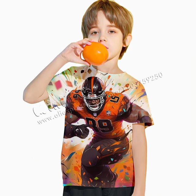 Camiseta Juvenil 3D NFL de Rúgbi: Conforto e Estilo para o Verão 2 Camiseta Juvenil 3D NFL: Conforto e Estilo para o Verão