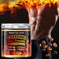 Crème de massage thermique à la caféine 60g - Crème hydratante profondément nourrissante et raffermissante pour le visage et le corps, idéale pour l'exercice, améliore le système d'hydratation, crème hydratante 3