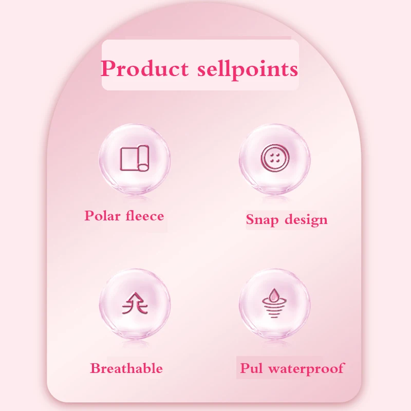5pcs Washable Sanitary Napkins Day Night Needs Reusable Sanitary Pads with Storage Wet Bag Essential Washable Pad for Women