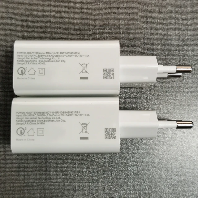 Para Xiaomi Cargador Rápido QC3.0 18W Adaptador De Carga Rápida