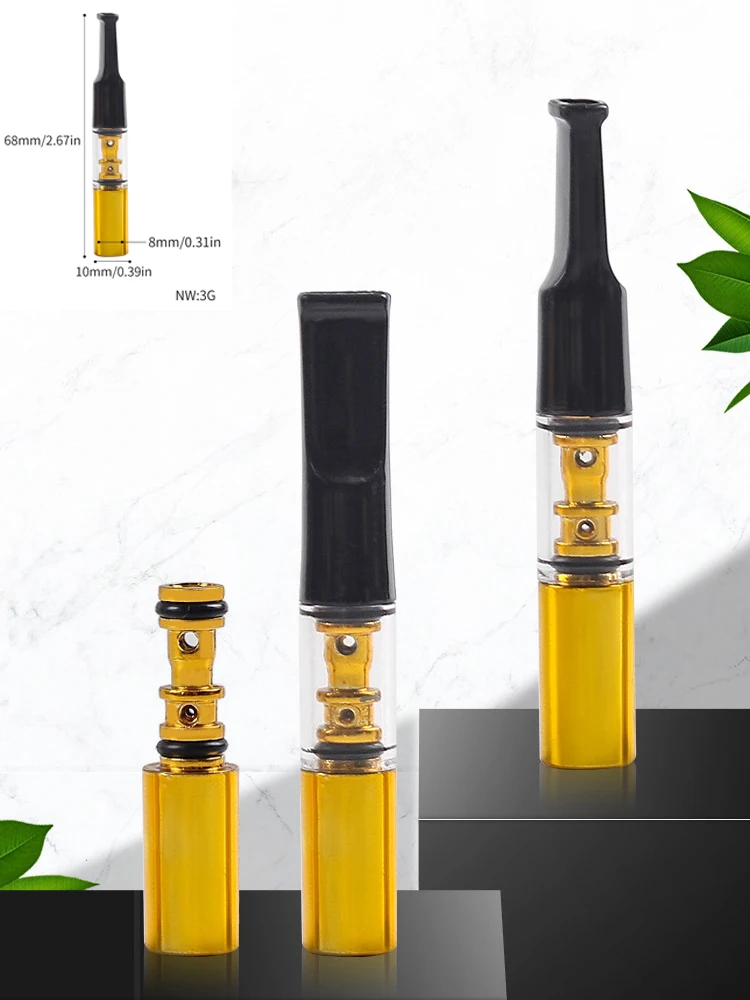 Mini Filter Mouthpiece Tar Filter Cleanable Cigarette Holder Mouthpiece Smoke Filtration Smoking Gadgets New