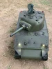 Remote Control Tank M4A3 Sherman RC Battle War Military Vehicle Metal Steel Gear Box Smoke Shooting Sound Effect Collection 4