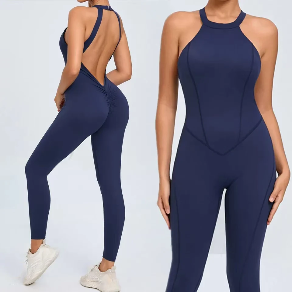Women's Casual Short Sleeve Jumpsuit - Elegant Tie Waist, Solid Color Dressy Romper For Summer