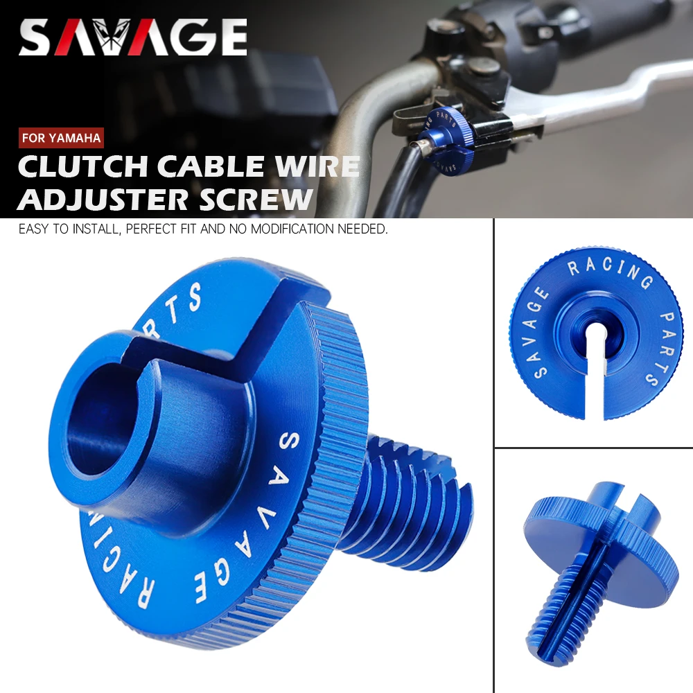 

Clutch Cable Wire Adjuster Screw For YAMAHA YZF R7 2021 2022 2023 YZFR7 YZF-R7 Motorcycle Accessories M10*1.5 Bolt Nut Logo