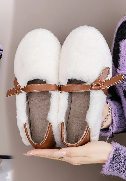 

Shoes Woman 2023 Autumn Casual Female Sneakers Clogs Platform Loafers Fur Round Toe Modis Shallow Mouth New Fall Creepers Cute C
