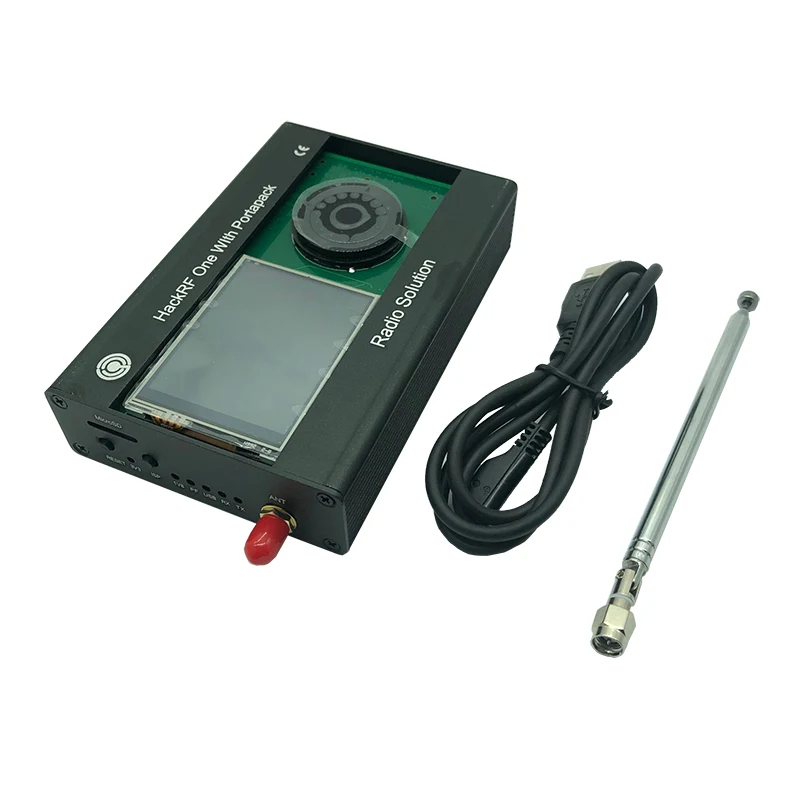 

Последняя версия с прошивкой Havoc Flashed + HACKRF ONE SDR программно определяемое радио + металлический чехол + 10 м 0.5ppm TXCO + сенсорный ЖК-дисплей