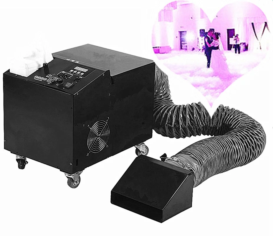 

2000W Dmx remote haze Low lying stage mist hazer water based fog smoke machine Wedding led par wedding machines dry ice dj