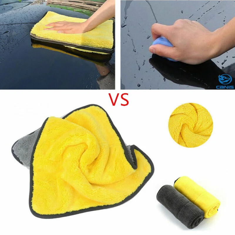 S68b5c244504448cbb8c7514d341feb04W Microfiber Towel Car Interior Dry Cleaning Rag For Car Washing Tools Auto Detailing Kitchen Towels Home Appliance Wash Supplies