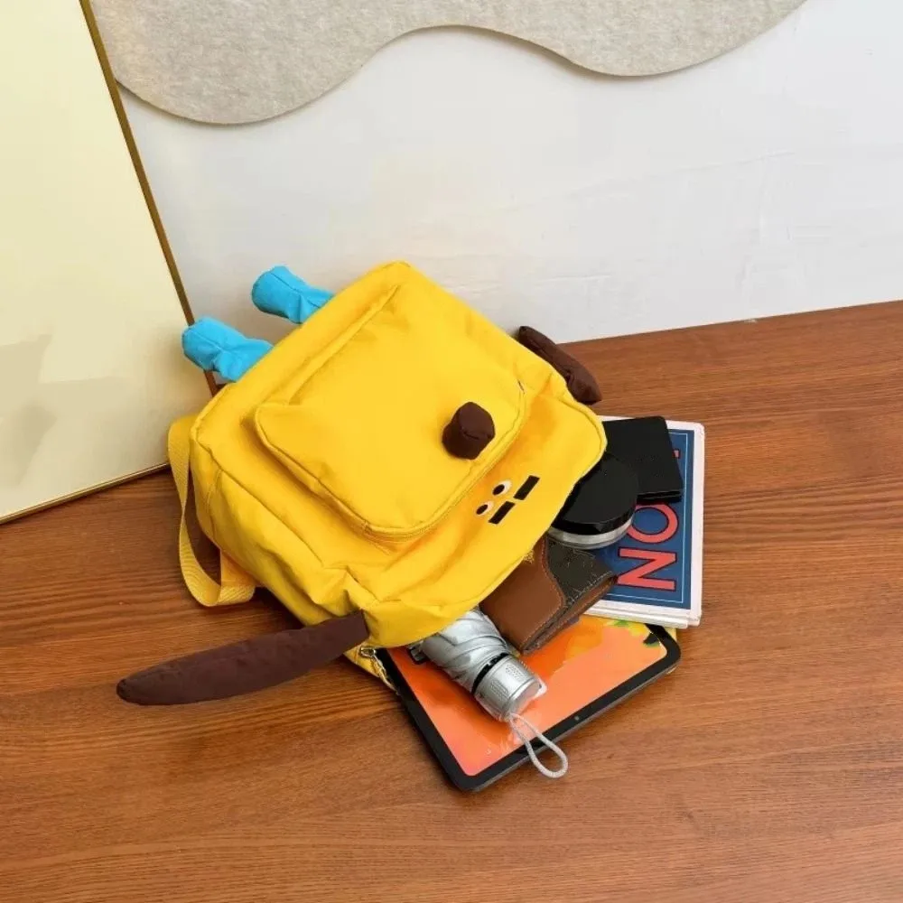 Dog Pattern Children's Cartoon Backpack Lightweight Zipper Closure Cartoon Shoulder Bag Comfortable Adjustable Straps 1